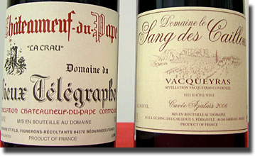 2 of our favorite red Rhones