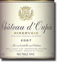 2007 Chateau d’Oupia Minervois Tradition