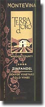 2000 Montevina Terra d'Oro Amador Zinfandel